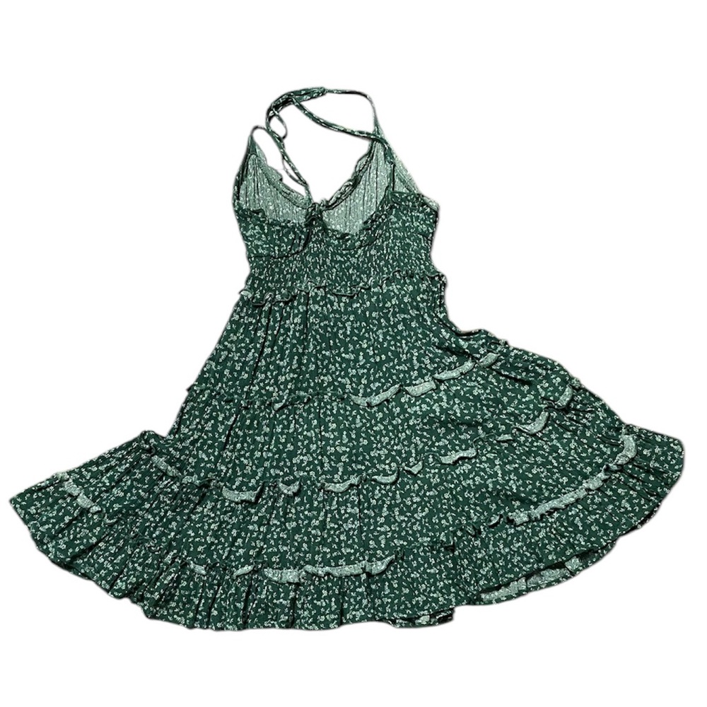 Green Floral Dress